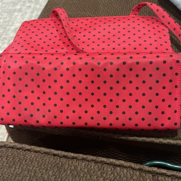 Kate Spade purse red with black polka dots. Very cute ๐ - Picture 6 of 9